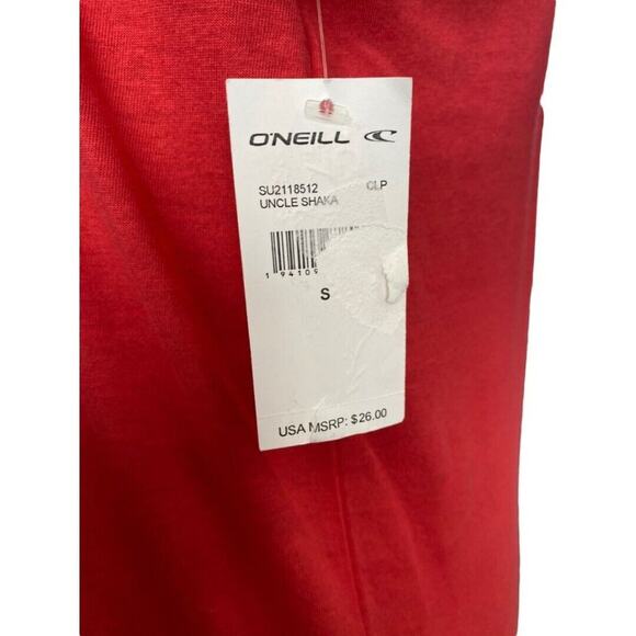 Small NWT O'Neill Uncle Sam Red White blue T-Shirt Top - Picture 3 of 7